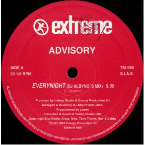 Download track Everynight (DJ Albyno'S Mix) AdvisoryDJ Albino