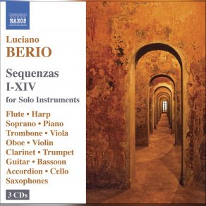 Download track Sequenza IXb For Alto Saxophone Luciano BerioWallace Halladay