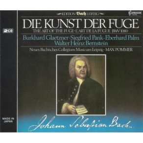 Download track 3. Die Kunst Der Fuge BWV 1080: Contrapunctus 10 Alla Decima - Zweithemige Fuge Mit Vertausch Der Stimmen In Der Dezime Johann Sebastian Bach