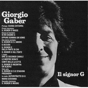 Download track Giuoco Di Bambini: Io Mi Chiamo G Giorgio Gaber