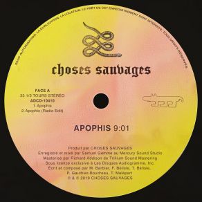 Download track Apophis (Radio Edit) Choses Sauvages