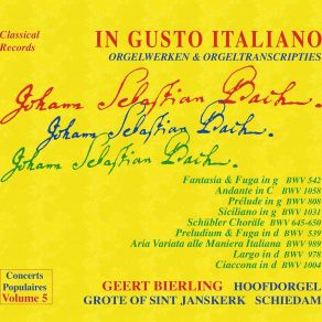 Download track 23. Aria Variata In A Minor, BWV 989 In The Italian Style (Arr. For Organ) XI. Variation 10 Geert Bierling