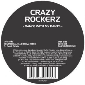 Download track Dance With My Pants (Dan Winter Remix) Crazy Rockerz