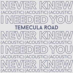 Download track Never Knew I Needed You (Acoustic) Temecula Road