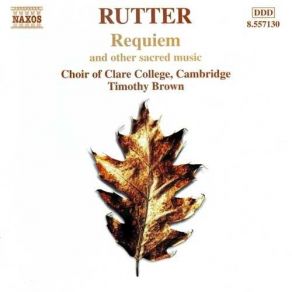 Download track 12. Two Blessings - Go Forth Into The World In Peace John Rutter