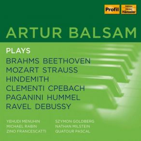 Download track Capricci Op. 1 (Exerpts): No. 24 In A Minor Zino Francescatti, Artur Balsam, Yehudi Menuhin, Milstein Nathan, Michael Rabin, Szymon Goldberg, Quatuor Pascal