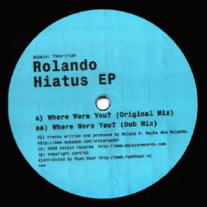 Download track Where Were You (Original Mix)  DJ Rolando