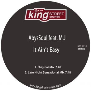 Download track It Ain't Easy (Late Night Sensational Mix) AbysSoul