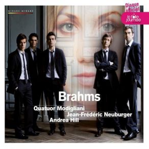 Download track Zwei Gesänge, Op. 91: Geistliches Wiegenlied Jean-Frederic Neuburger, Quatuor Modigliani, Andrea Hill, Laurent Marfaing