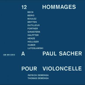 Download track Henri Dutilleux: 3 Strophes Sur Le Nom De Sacher - II. Andante Sostenuto Patrick, Thomas Demenga, Patick Demenga