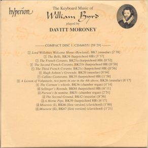 Download track The French Coranto, BK21a (Harpsichord HB) Davitt Moroney, William Byrd