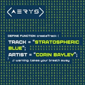 Download track Stratospheric Blue Corin Bayley