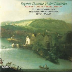 Download track Violin Concerto In G Major- Arioso Adagio - Elizabeth Wallfisch, Parley Of Instruments, Peter Holman