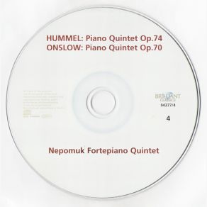 Download track Hummel - Quintet In D Minor - IV. Finale: Vivace Nepomuk Fortepiano Quintet