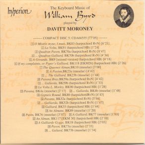 Download track If My Complaints Or Pypers Galliard BK118 [EKM26] Harpsichord HB Davitt Moroney