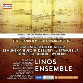 Download track Kindertotenlieder (Arr. A. Schoenberg & R. Riehn For Voice & Chamber Ensemble): No. 5, In Diesem Wetter Linos EnsembleChamber Ensemble, Marion Eckstein