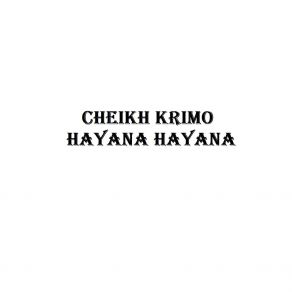 Download track Bghat Firma Cheikh Krimo