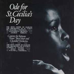 Download track Ode For St. Cecilia's Day, HWV 76: VII. Aria (Soprano) The Boys Choir Of HarlemSoprano