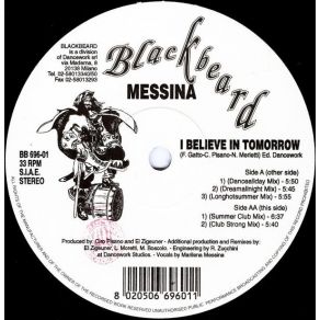 Download track I Believe In Tomorrow (Summer Club Mix) Messina