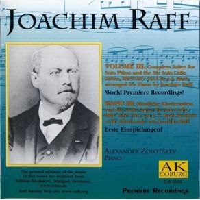 Download track 11. Bach - Cello Suite No 5 In C Minor Arranged By Raff 5 - Gavotte I And II Joachim Raff