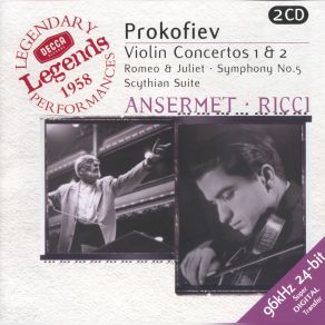 Download track Violin Concerto №1 - I. Andantino Prokop'ev, Ernest Ansermet, Riuggiero Ricci