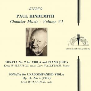 Download track Sonata For Unaccompanied Viola, Op. 11, No. 5: IV. In Form Und Zeitmaß Einer Passacaglia: Das Thema Sehr Gehalten / Im Hauptzeitmaß Ernst Wallfisch