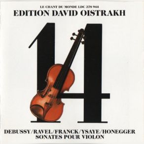 Download track Sonate Pour Violon Et Piano En Sol Mineur Allegro Vivo David Oistrakh