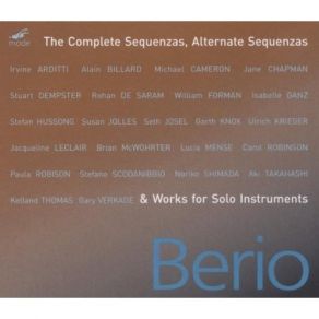 Download track 08 Luciano Berio - Sequenza VIIb For Soprano Saxophone Luciano Berio