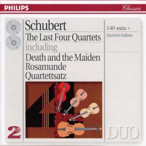 Download track String Quartet No. 14 In D Minor, D. 810 'Death And The Maiden', 2. Andante Co... Franz Schubert, Quartetto Italiano