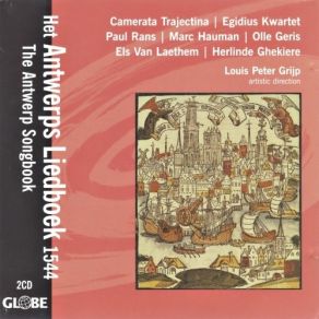 Download track 12. Het Is Goet Vrede In Alle Duytsce Landen AL 59  Anonymous Camerata Trajectina, Egidius Kwartet