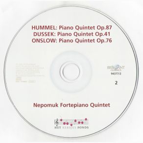 Download track Onslow - Quintet In G Major - I. Largo - Allegro Nepomuk Fortepiano Quintet