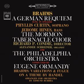 Download track A German Requiem, Op. 45 V. Ye Now Are Sorrowful (2023 Remastered Version) Eugene Ormandy