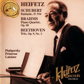 Download track III. Menuetto - Allegro Jascha HeifetzWilliam Primrose, Gregor Piatigorsky