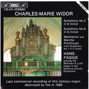 Download track 7. Symphony No. 6 In G Minor Op. 42 No. 2 - II. Adagio Charles - Marie Widor