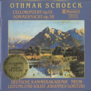 Download track Concerto, For Cello And String Orchestra, Op. 61: Movement 4 Johannes Goritzki, Othmar Schoeck