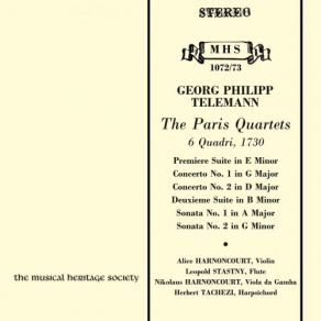 Download track Suite À 4, TWV 43. E1: IV. Replique (Paris Quartet No. 5) Nikolaus Harnoncourt