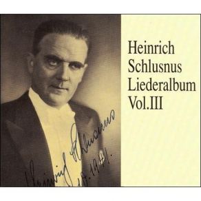 Download track 01. Schumann - Der Himmel Hat Eine Trane Geweint Heinrich Schlusnus