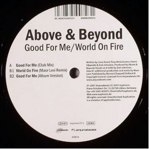 Download track World On Fire (Maor Levi Remix) Above & Beyond