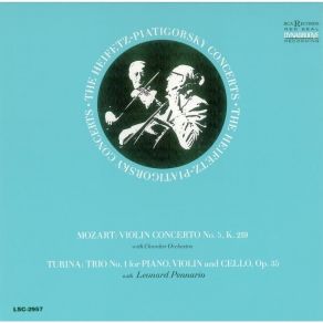 Download track Mozart - Violin Concerto No. 5 In A, K. 219 'Turkish' - II. Adagio Jascha Heifetz, Gregor Piatigorsky, Leonard Pennario