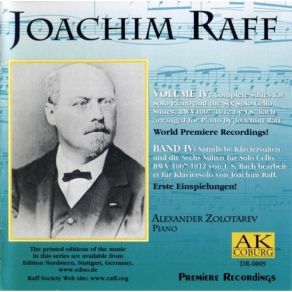 Download track 5. Bach: Cello Suite In C Major BWV 1009 Transcribed By Raff 5. Bouree I II Joachim Raff