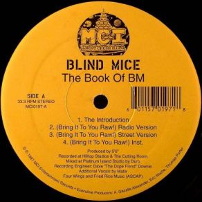 Download track The Book Of BM (Bring It To You Raw!) (Street Version) Blind Mice