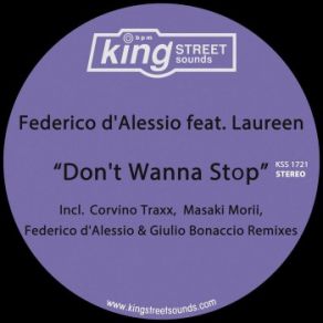 Download track Don't Wanna Stop (Original Funky Soul Mix) Federico D'Alessio, Laureen