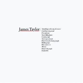 Download track Something In The Way She Moves James Taylor