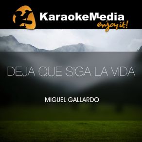 Download track Deja Que Siga La Vida (Karaoke Version) [In The Style Of Miguel Gallardo] Karaokemedia