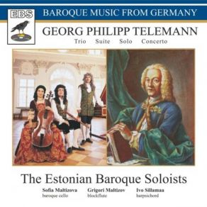 Download track Telemann Suite 6 For Blockflute, Harpsichord And Cello Dolce TWV 42 D3, Harpsichord With Crow Feathers Maltizov, The Estonian Baroque Soloists