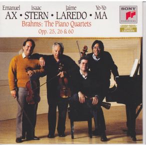 Download track Quartet No. 3 In C Minor For Piano, Violin, Viola And Cello, Op. 60 III. Andante Yo - Yo Ma, Emanuel Ax, Isaac Stern