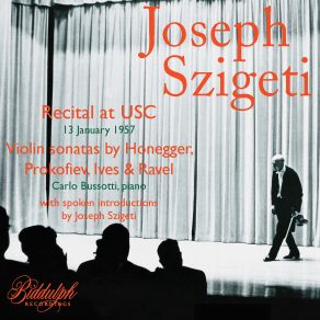 Download track Violin Sonata No. 4 Children's Day At The Camp Meeting III. Allegro (Remastered 2023) (Live) Joseph Szigeti