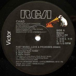 Download track Fast Music, Love & Promises (Extended Club Mix) Chad