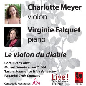 Download track Violin Sonata In E Minor, K. 304: II. Tempo Di Minuetto (Live) Virginie Falquet, Charlotte Meyer