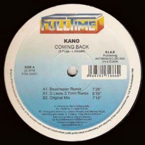 Download track Coming Back (Original Mix) Kano